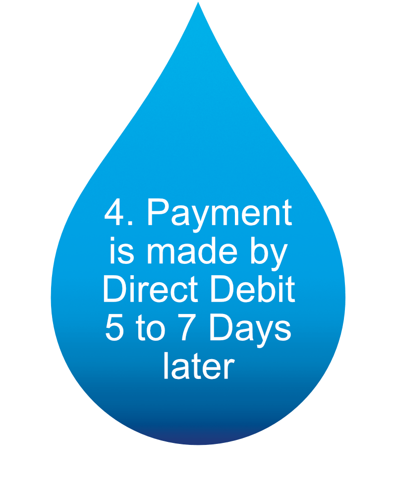 Window cleaning payment step